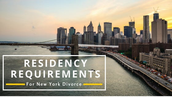 What are the residency requirements for a NY divorce?