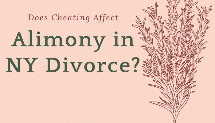 cheating alimony