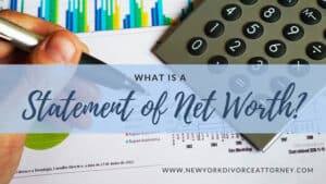 Statement of Net Worth