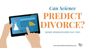 Can science predict if you will get a divorce?