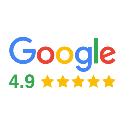Google Rating Score of 4.9