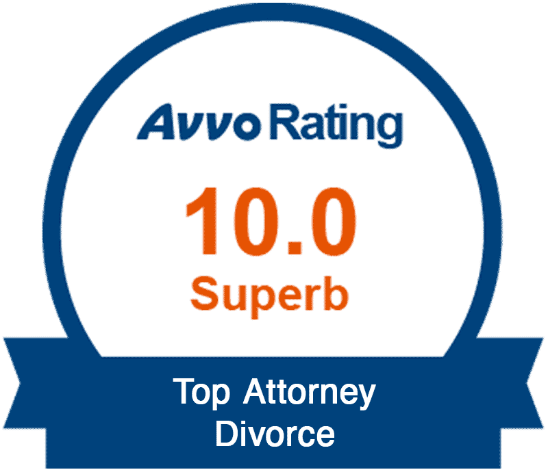 Avvo Rating 10.0 Superb Top Attorney Divorce Award